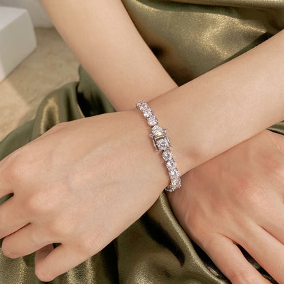ˇStella JewelryˇDazzling Round Cut Wedding Bracelet