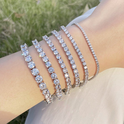 ˇStella JewelryˇDazzling Round Cut Wedding Bracelet