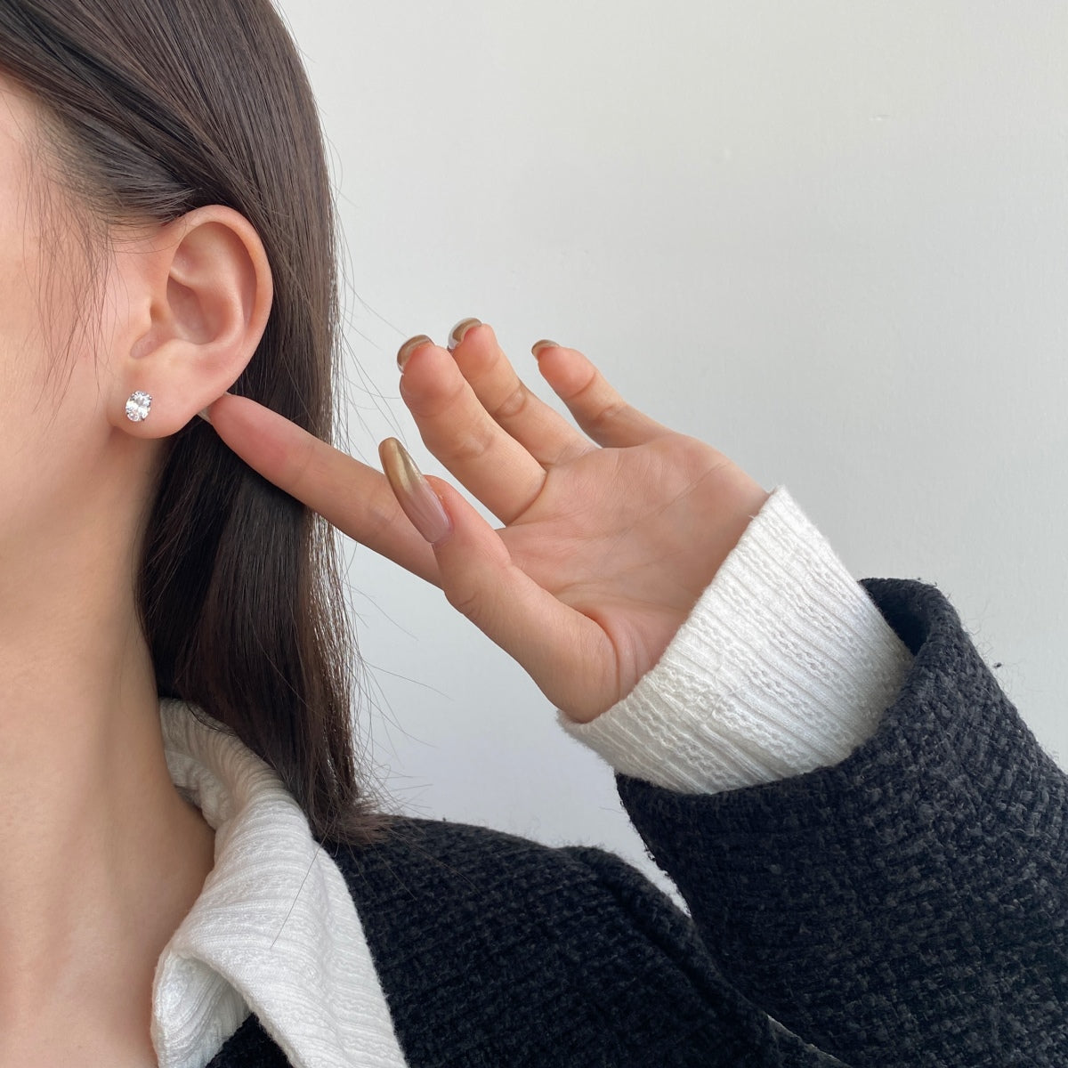 ˇStella JewelryˇOval Classic Dignified Elegant Earrings