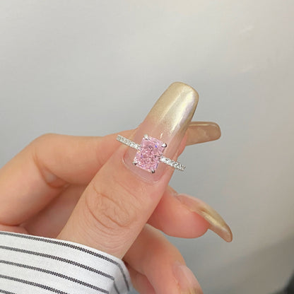 ˇStella JewelryˇDazzling Sparkling Radiant Cut Party Ring