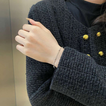 ˇStella JewelryˇDelicate Bead Double Layer Bracelet