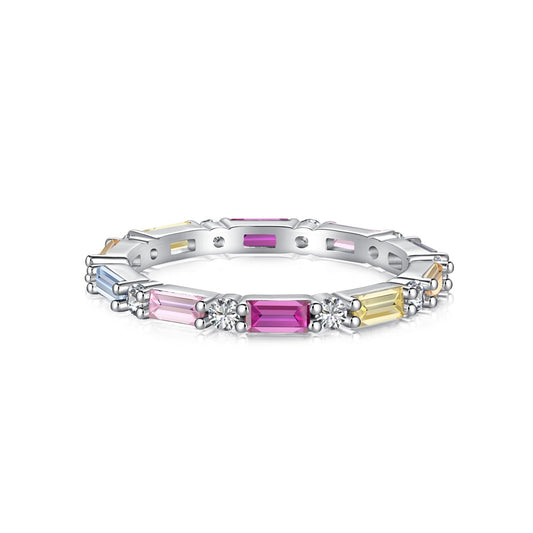 ˇStella JewelryˇLively In Shades Elegant Radiant Cut Daily Ring