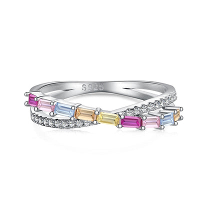 ˇStella JewelryˇEnergetic Elegant Radiant Cut Party Ring