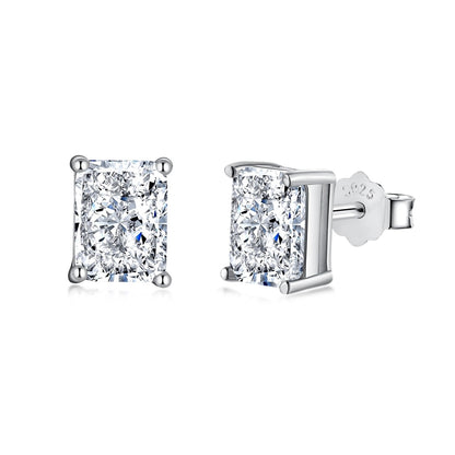ˇStella JewelryˇRadiant Luxurious Princess Cut Daily Earrings