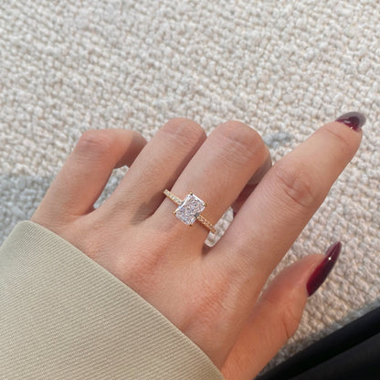ˇStella JewelryˇDazzling Sparkling Radiant Cut Party Ring