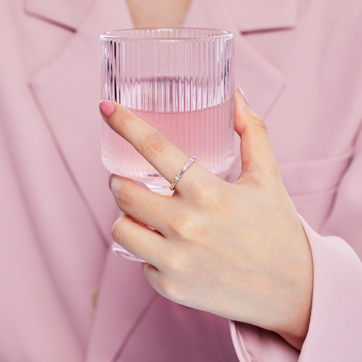 ˇStella JewelryˇLively In Shades Elegant Radiant Cut Daily Ring