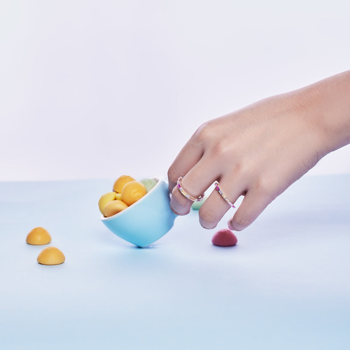 ˇStella JewelryˇLively In Shades Elegant Radiant Cut Daily Ring