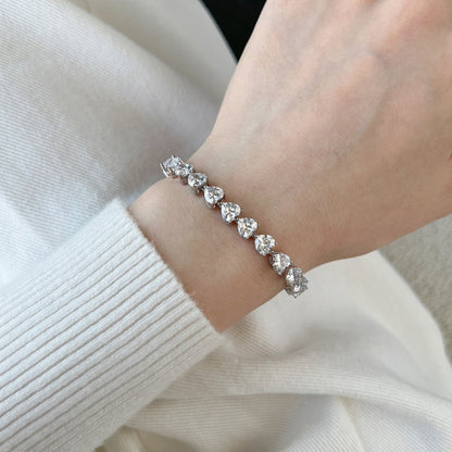 ˇStella JewelryˇElegant Romantic Heart Shape Lover Bracelet