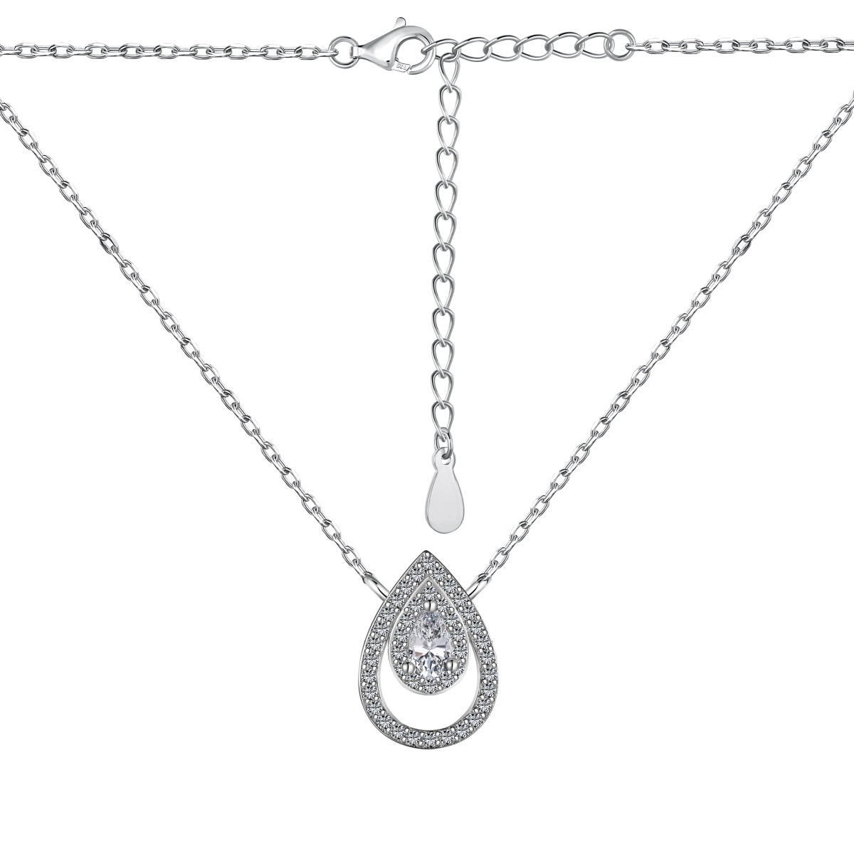 ˇStella JewelryˇSparkling Pear Cut Necklace