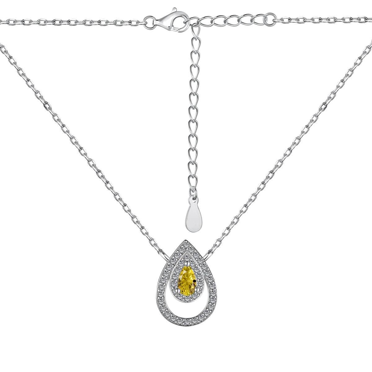 ˇStella JewelryˇSparkling Pear Cut Necklace