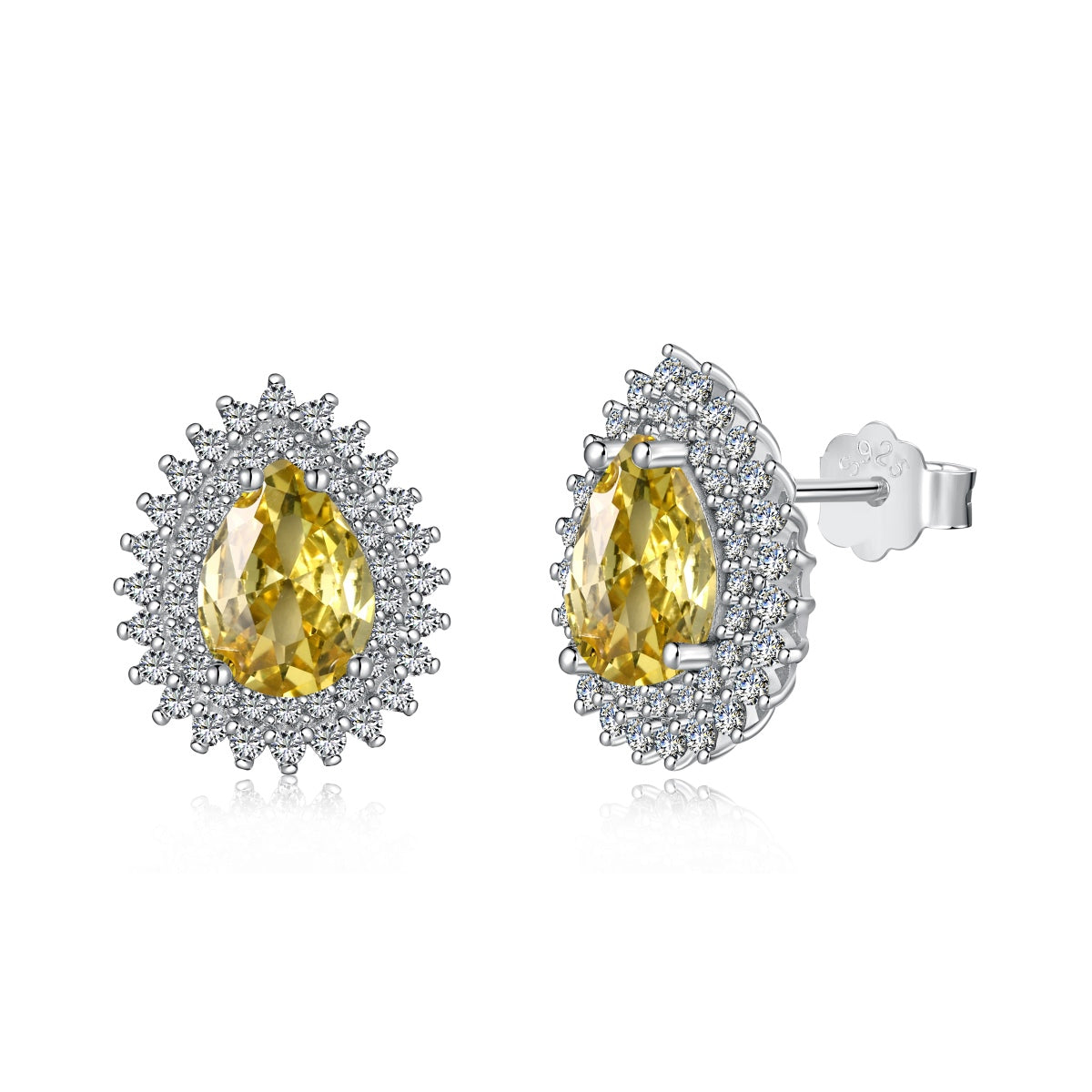 ˇStella JewelryˇDelicate Gorgeous Pear Cut Daily Earrings