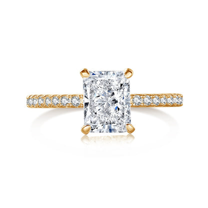 ˇStella JewelryˇDazzling Sparkling Radiant Cut Party Ring