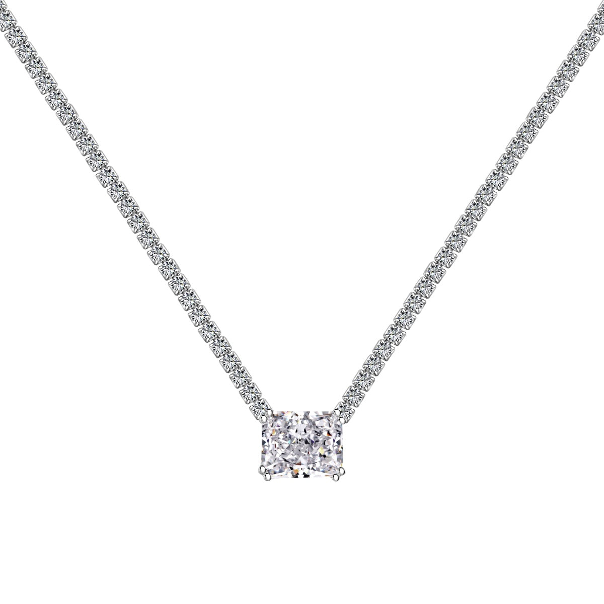 ˇStella JewelryˇElegant Radiant Cut Necklace