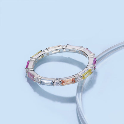 ˇStella JewelryˇLively In Shades Elegant Radiant Cut Daily Ring