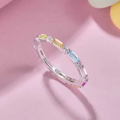 ˇStella JewelryˇLively In Shades Elegant Radiant Cut Daily Ring