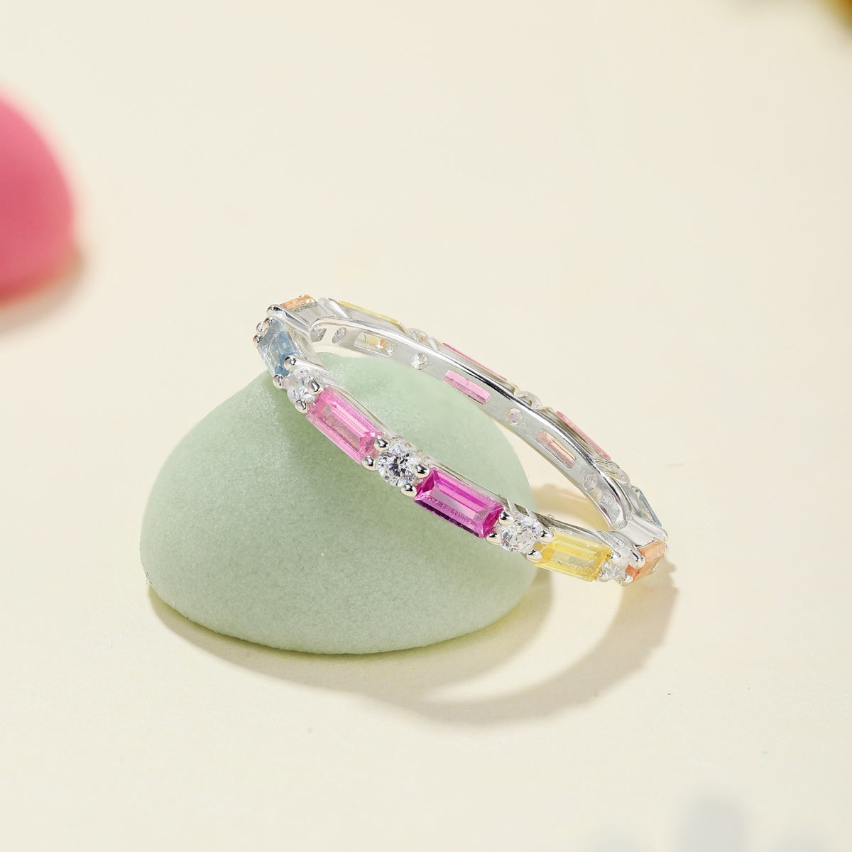 ˇStella JewelryˇLively In Shades Elegant Radiant Cut Daily Ring