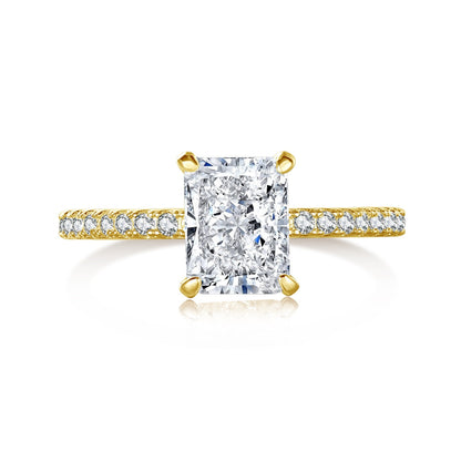ˇStella JewelryˇDazzling Sparkling Radiant Cut Party Ring