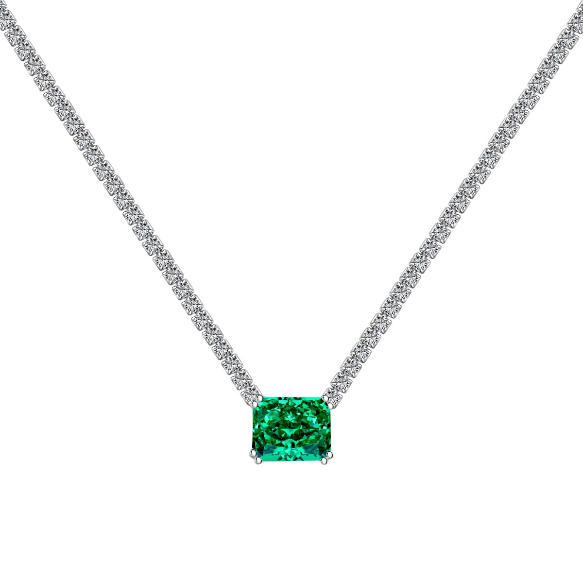 ˇStella JewelryˇElegant Radiant Cut Necklace