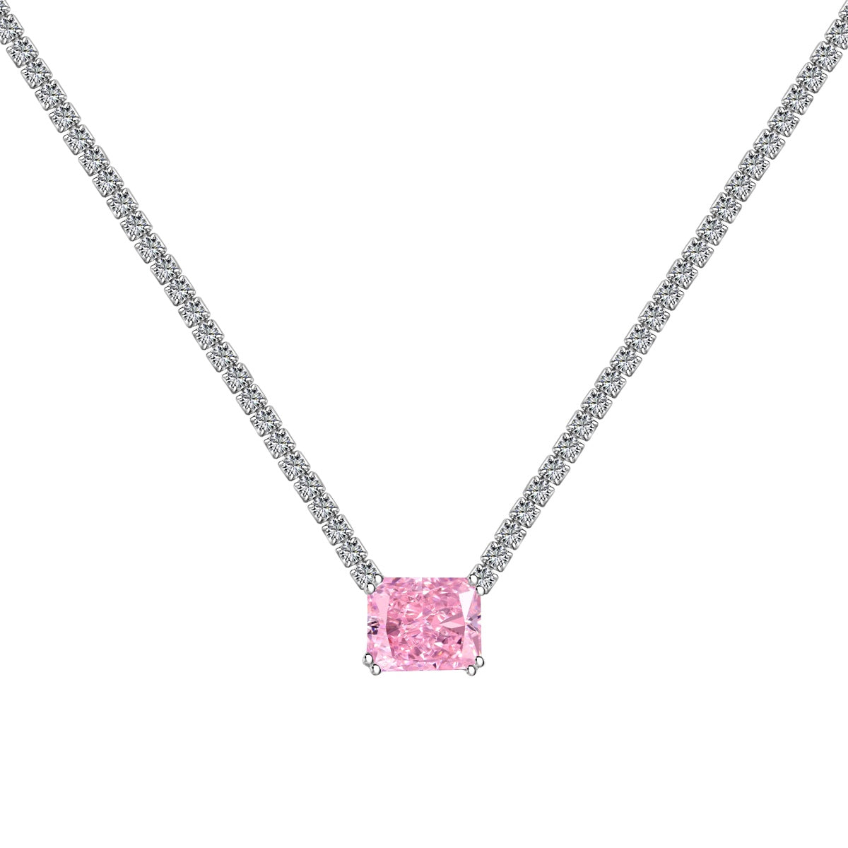 ˇStella JewelryˇElegant Radiant Cut Necklace