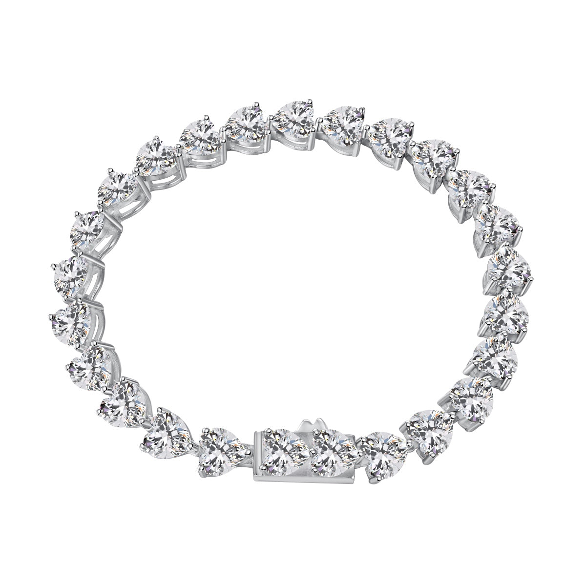 ˇStella JewelryˇElegant Romantic Heart Shape Lover Bracelet