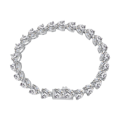 ˇStella JewelryˇElegant Romantic Heart Shape Lover Bracelet