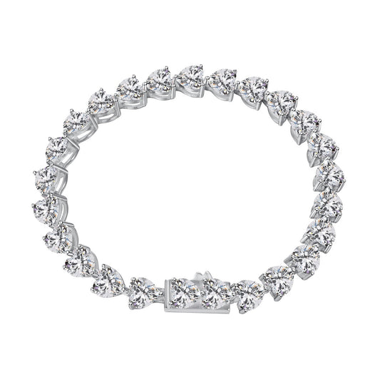 ˇStella JewelryˇElegant Romantic Heart Shape Lover Bracelet