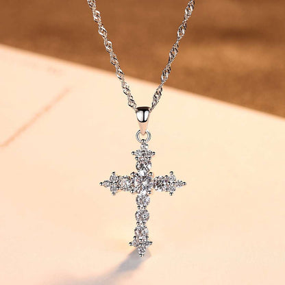 ˇStella JewelryˇDelicate Cross Shape Necklace