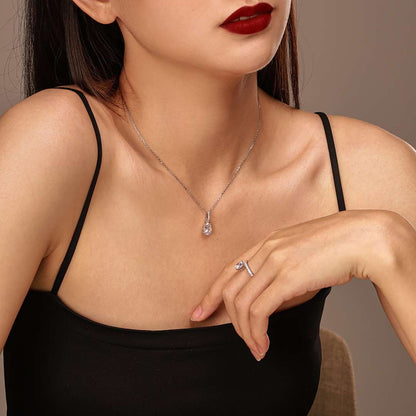 ˇStella JewelryˇDelicate Water Drop Shape Fashion Necklace