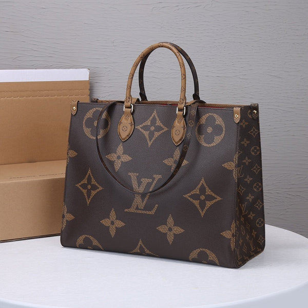 LV ONTHEGO GM 41CM RIESIGE LEINWAND MIT MONOGRAMM 