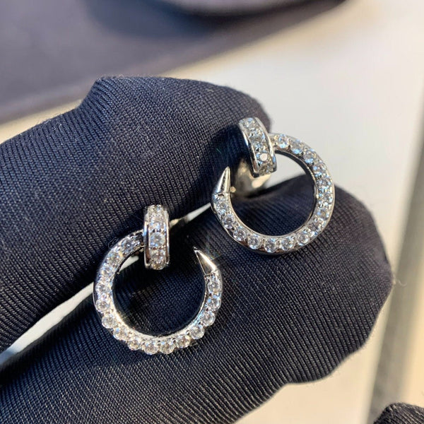ˇStella JewelryˇJUSTE OHRRINGE SILBER DIAMANTEN 