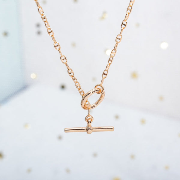 ˇStella JewelryˇECHAPPEE HALSKETTE ROSA GOLD