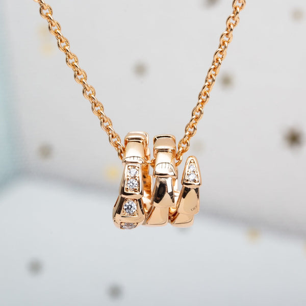 ˇStella JewelryˇSERPENTI ROTGOLD HALSKETTE DIAMANT