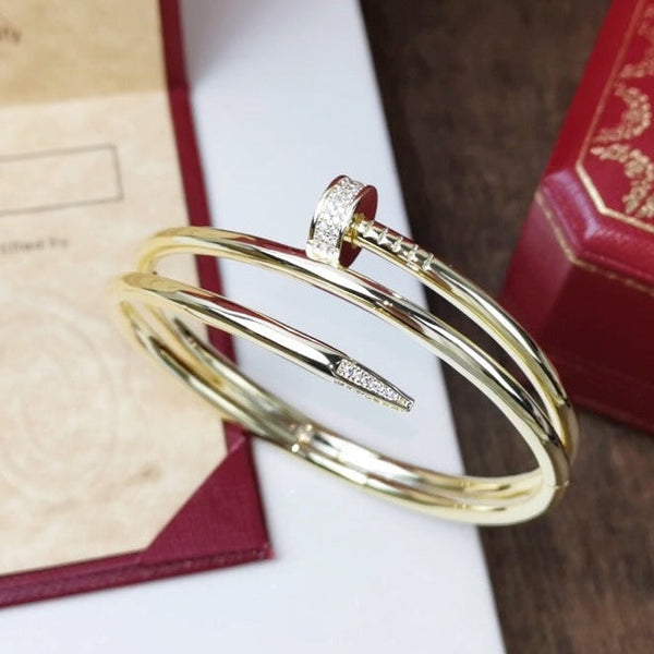 ˇStella JewelryˇJUSTE BRACELET 3.5MM DOUBLE ROW DIAMOND