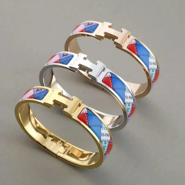 ˇStella JewelryˇH BRACELET DOTTED BORDER 12MM
