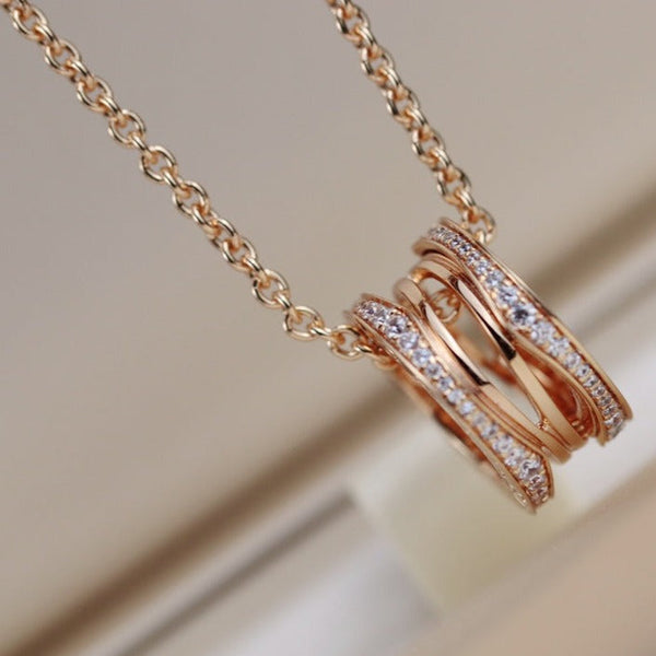 ˇStella JewelryˇZERO 1 PINK GOLD NECKLACE