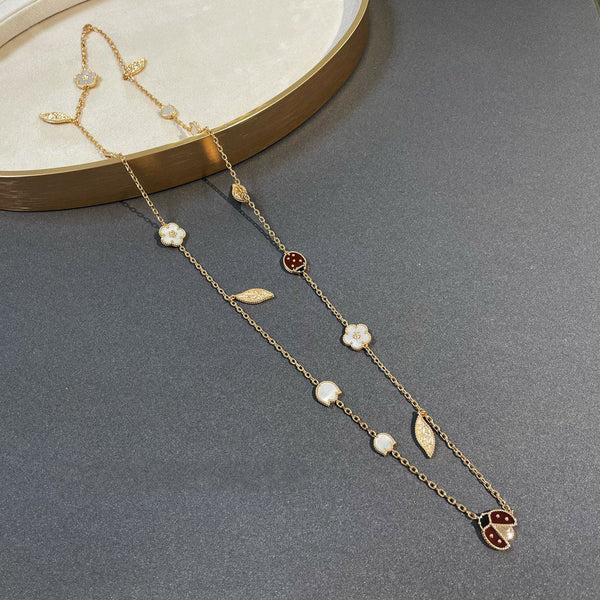 ˇStella JewelryˇLUCKY SPRING 15 MOTIFS GOLD HALSKETTE