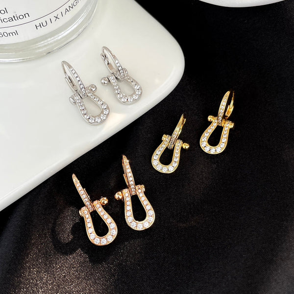 ˇStella JewelryˇFORCE 10 FULL DIAMOND DROP EARRINGS MEDIUM MODEL