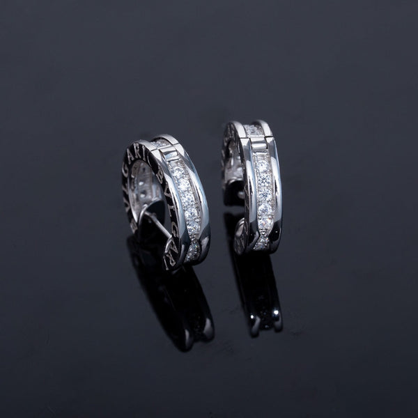 ˇStella JewelryˇZERO 1 MINI SILVER DIAMOND EARRINGS