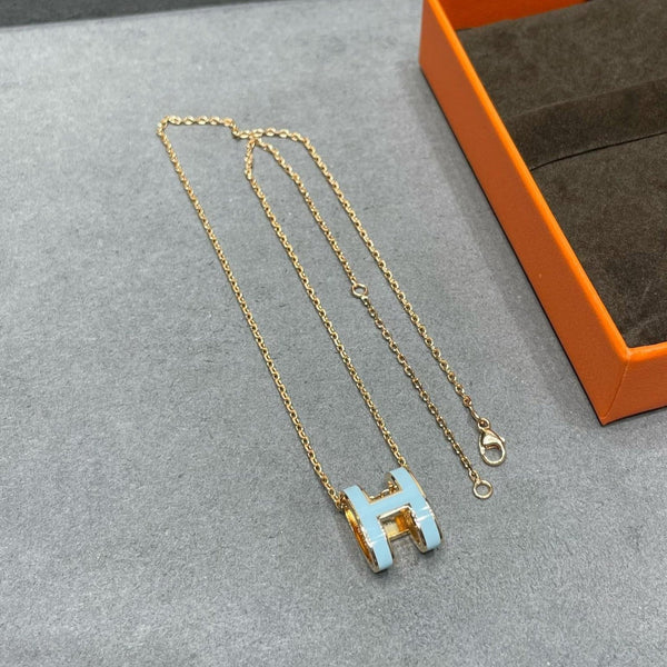 ˇStella JewelryˇPOP H HIMMELBLAU HALSKETTE