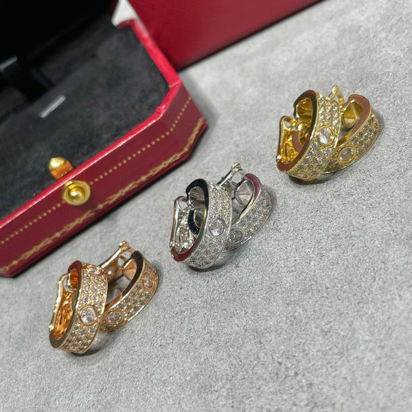 ˇStella JewelryˇLOVE 5,5 MM DIAMANT-OHRRINGE