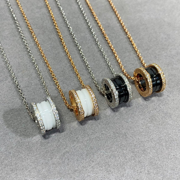 ˇStella JewelryˇZERO 1 DIAMOND CERAMIC NECKLACE