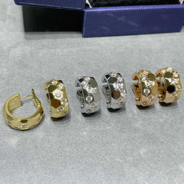 ˇStella JewelryˇBEE LOVE DIAMANT-CREOLEN 