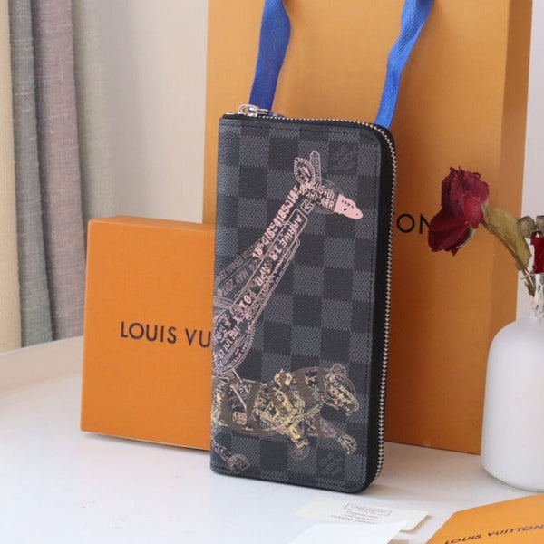 ZIPPY WALLET 20 SCHWARZES CANVAS