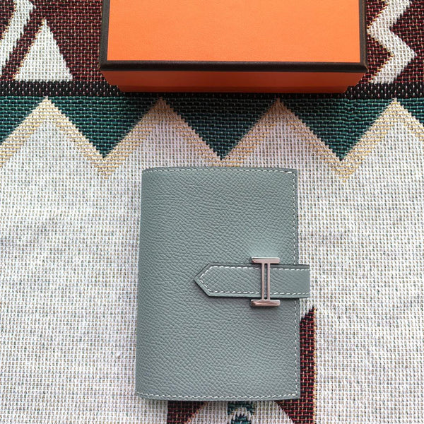 BEARN COMPACT WALLET 12 AUS RHINO GRAUEM EPSOM-LEDER