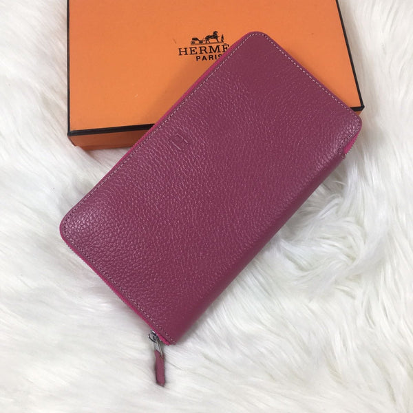 HM SILK'IN CLASSIC WALLET 20 BURGUNDERROT GENARBTES KALBSLEDER