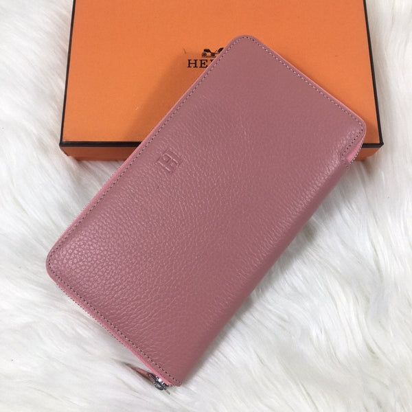 HM SILK'IN CLASSIC WALLET 20 HELLROSA GENARBTES KALBSLEDER