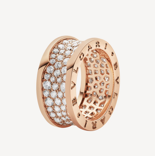 ˇStella JewelryˇZERO 1 WITH PAVED DIAMONDS ON THE SPIRAL RING