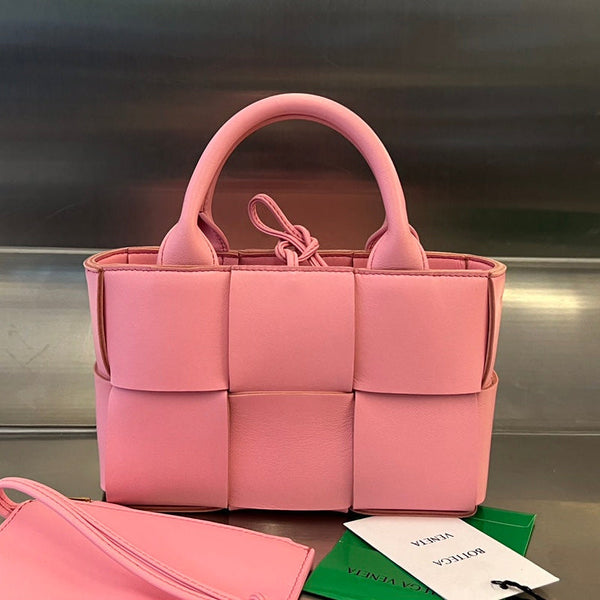 CANDY ARCO TOTE 20 AUS ROSA KALBSLEDER