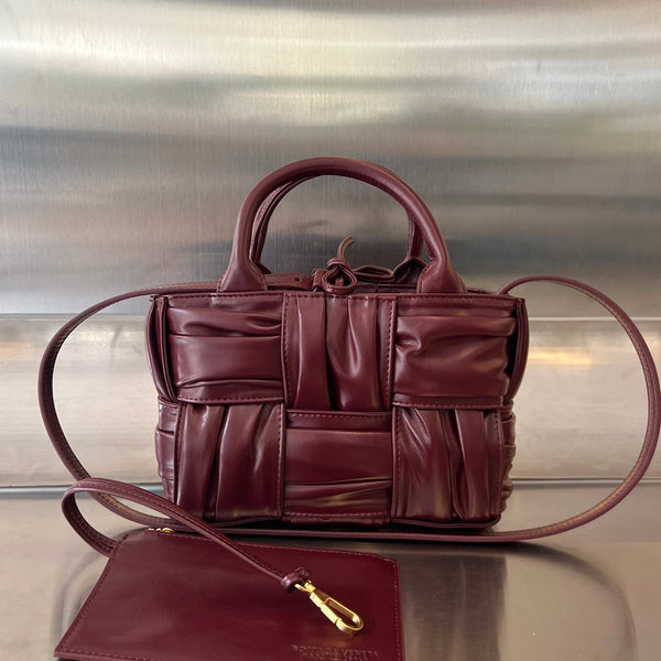 CANDY ARCO TOTE 20 AUS WEIßEM LAMMLEDER