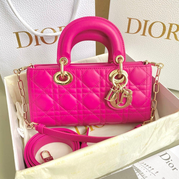 D-JOYバッグ 22 ホットピンク ラムスキン